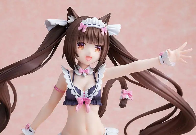 Nekopara PVC Statue 1/7 Chocola: Maid Swimsuit Ver. 26 cm Produktfoto