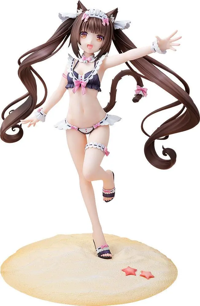 Nekopara PVC Statue 1/7 Chocola: Maid Swimsuit Ver. 26 cm Produktfoto