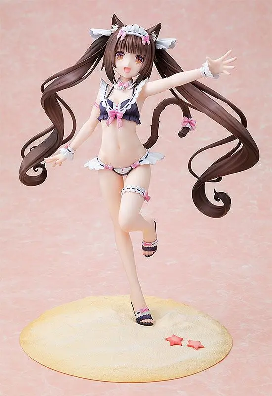 Nekopara PVC Statue 1/7 Chocola: Maid Swimsuit Ver. 26 cm Produktfoto