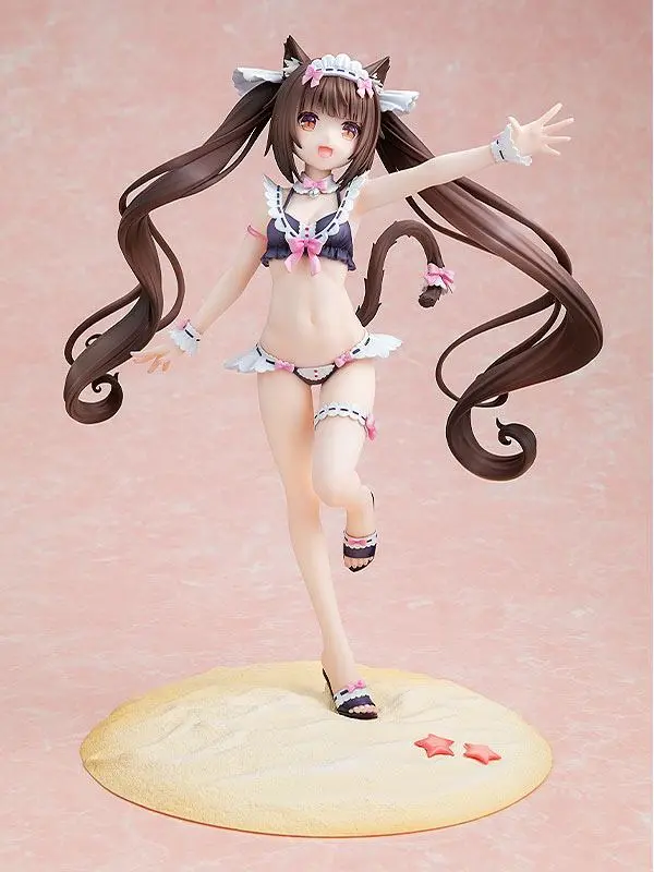 Nekopara PVC Statue 1/7 Chocola: Maid Swimsuit Ver. 26 cm Produktfoto