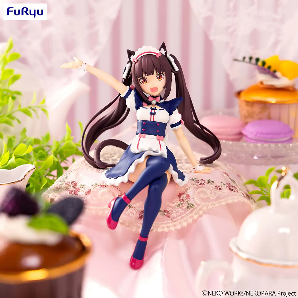Nekopara Noodle Stopper PVC Statue Chocola 14 cm Produktfoto