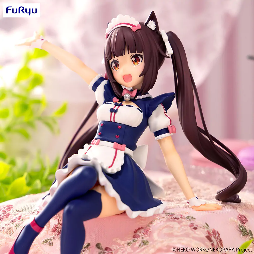 Nekopara Noodle Stopper PVC Statue Chocola 14 cm Produktfoto