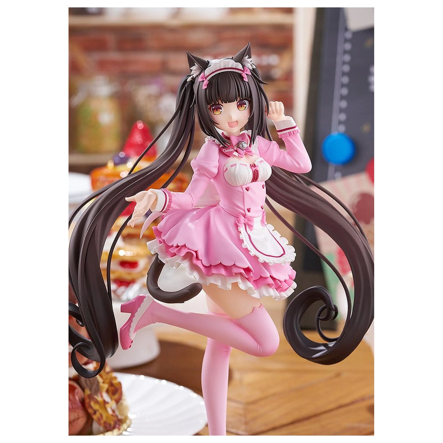 Nekopara Sekai Connect Pop Up Parade PVC Figur Chocola: Winter Clothes Ver. L Größe 22 cm Produktfoto