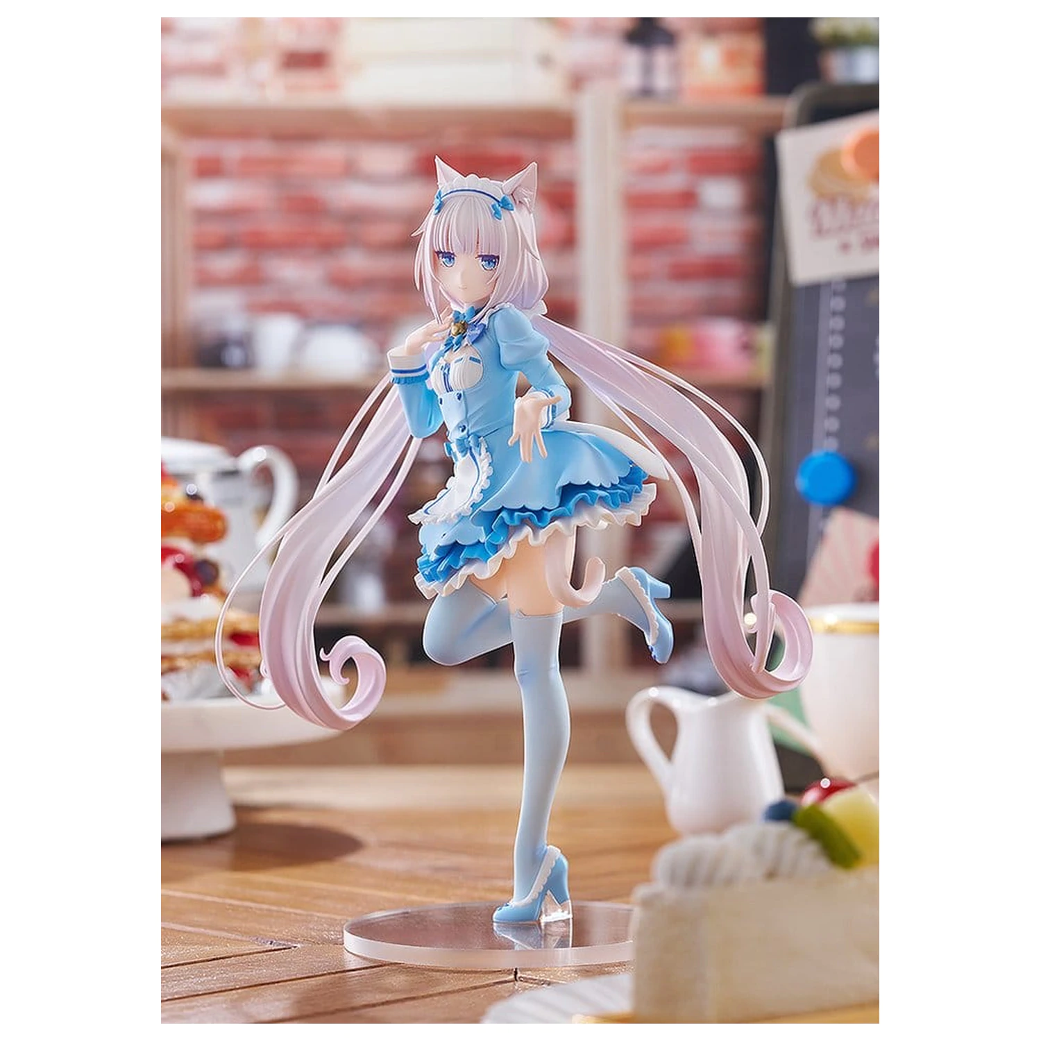 Nekopara Sekai Connect Pop Up Parade PVC Figur Vanilla: Winter Clothes Ver. L Größe 22 cm Produktfoto