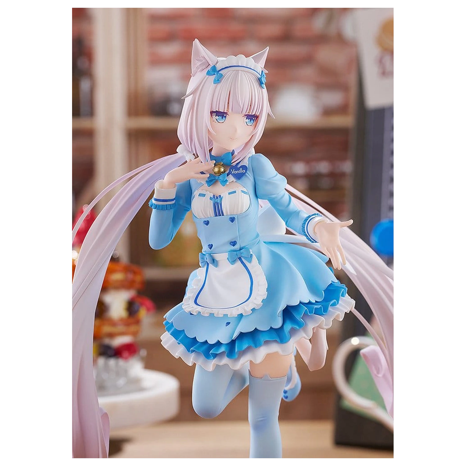 Nekopara Sekai Connect Pop Up Parade PVC Figur Vanilla: Winter Clothes Ver. L Größe 22 cm Produktfoto