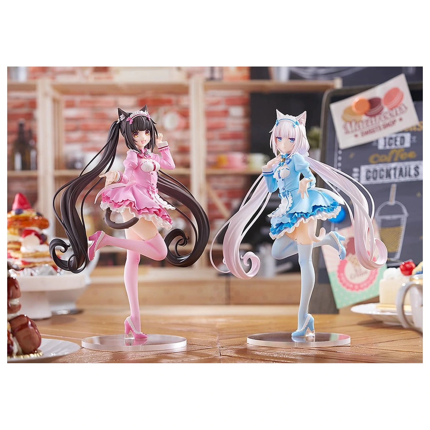 Nekopara Sekai Connect Pop Up Parade PVC Figur Vanilla: Winter Clothes Ver. L Größe 22 cm Produktfoto