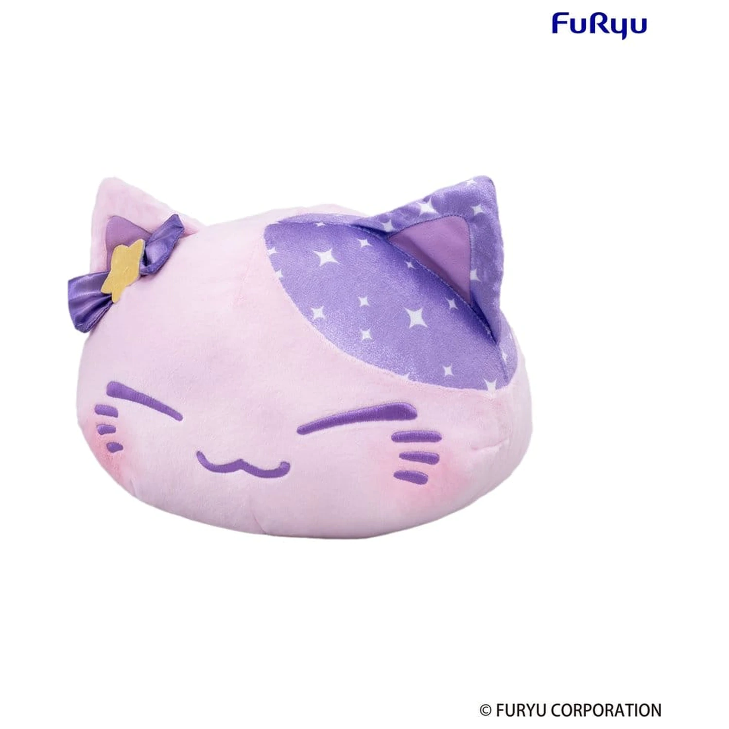 Nemuneko Cat Big Plüschfigur Purple 35 cm Produktfoto