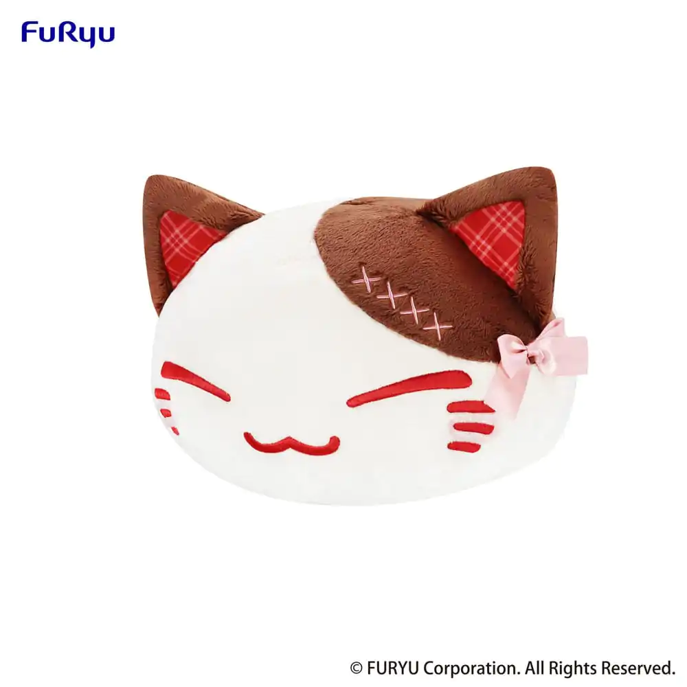 Nemuneko Katze Süß Groß Plüsch Figur Braun 35 cm Produktfoto