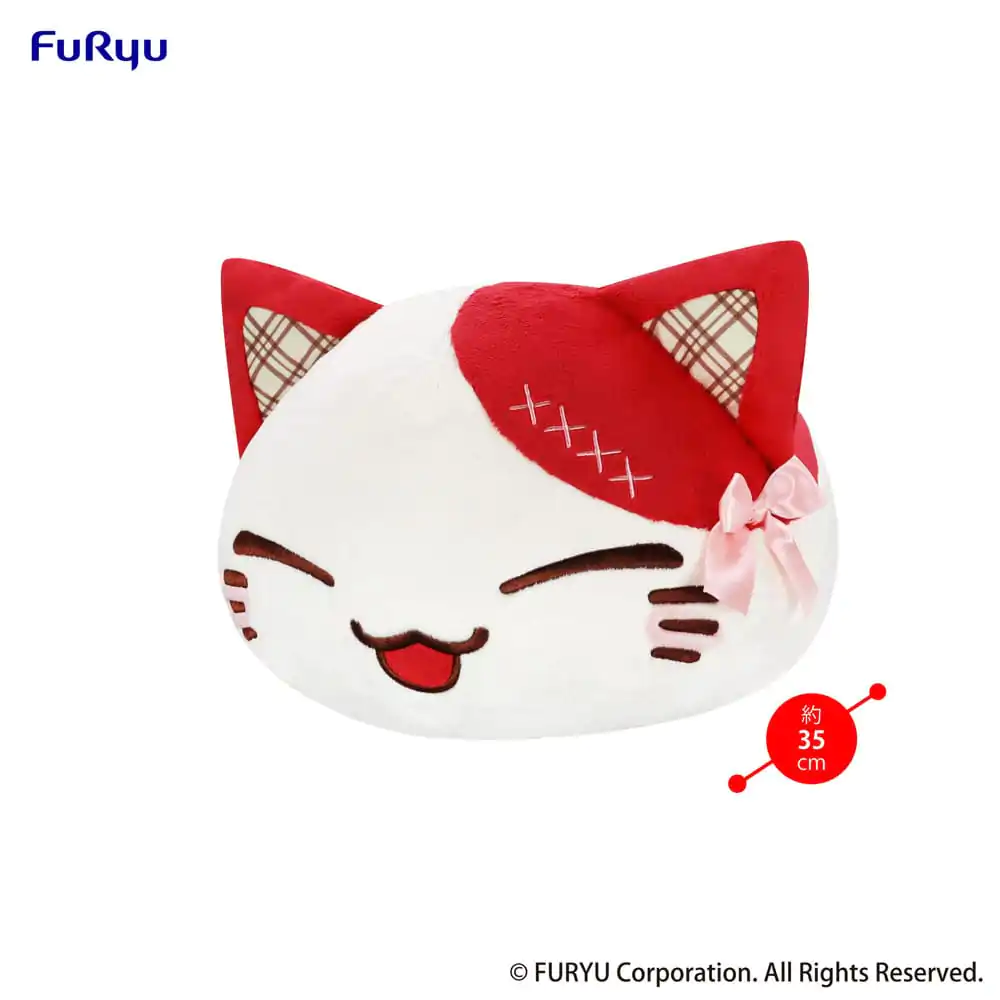 Nemuneko Cat Sweet Big Plüsch Figur Rot 35 cm Produktfoto