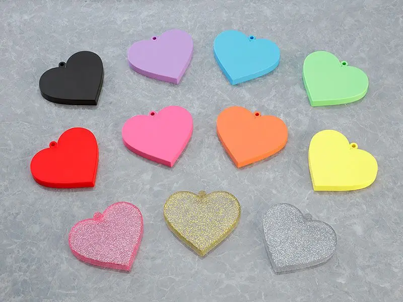 Nendoroid More Base für Nendoroid Actionfiguren Heart Pink Glitter Version Produktfoto