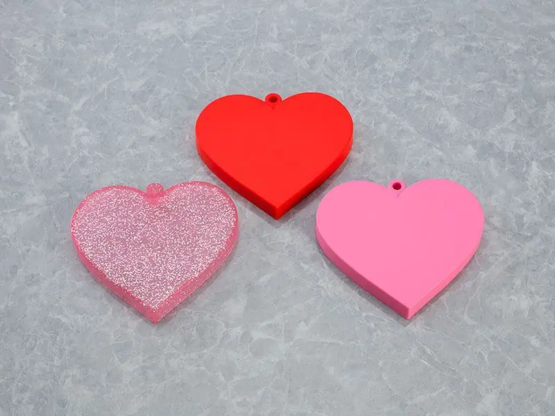 Nendoroid More Base für Nendoroid Actionfiguren Heart Pink Glitter Version Produktfoto