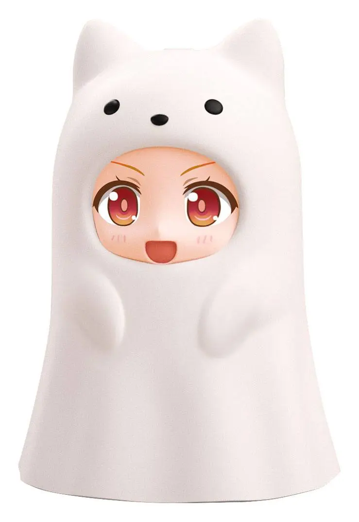 Nendoroid More Zubehör-Set für Nendoroid Actionfiguren Kigurumi Face Parts Case Ghost Cat White 10 cm Produktfoto