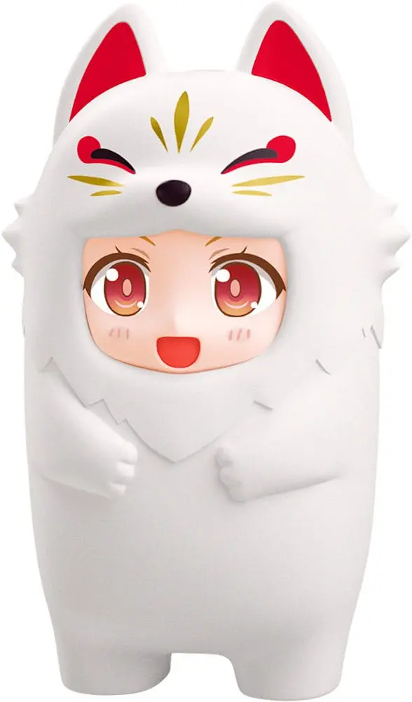 Nendoroid More Zubehör-Set für Nendoroid Actionfiguren Kigurumi Face Parts Case White Kitsune 10 cm termékfotó