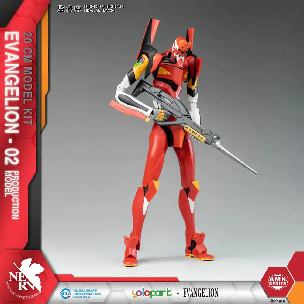 Neon Genesis Evangelion AMK Series Plastic Model Kit Eva-02 20 cm termékfotó