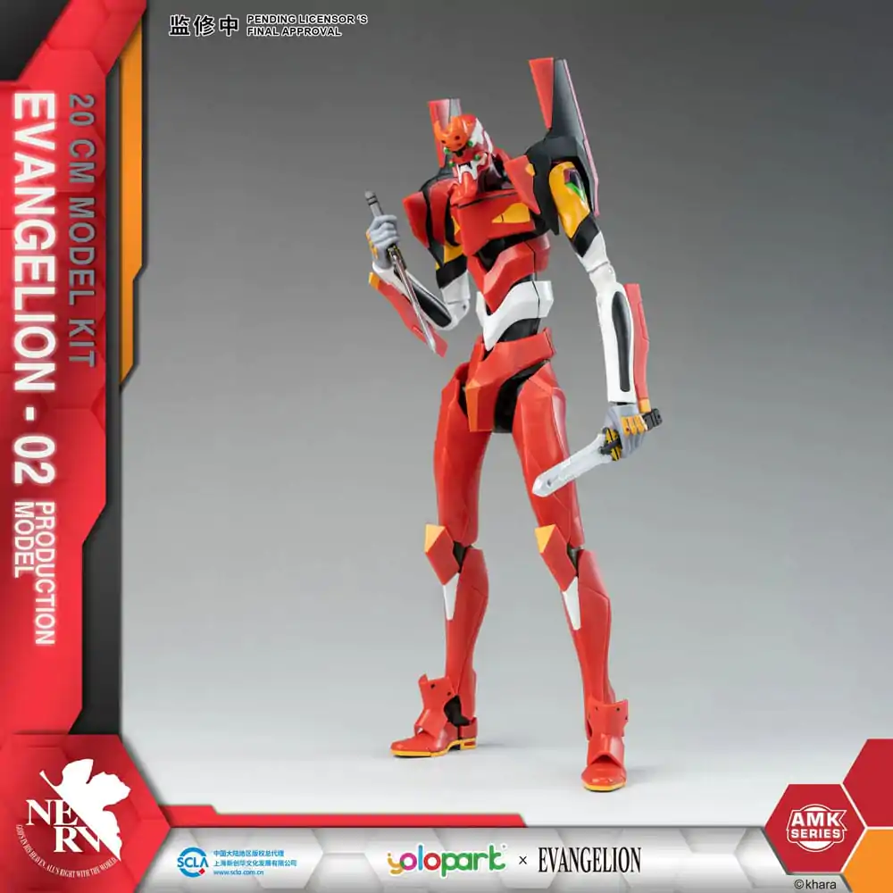 Neon Genesis Evangelion AMK Series Plastic Model Kit Eva-02 20 cm termékfotó