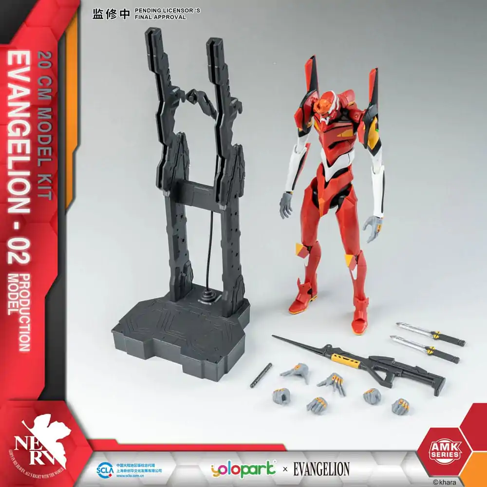 Neon Genesis Evangelion AMK Series Plastic Model Kit Eva-02 20 cm termékfotó