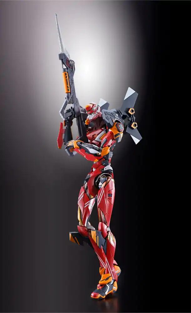 Neon Genesis Evangelion Metal Build Action Figur Eva Production Model-02 30th with the Spear of Cassius 22 cm Produktfoto