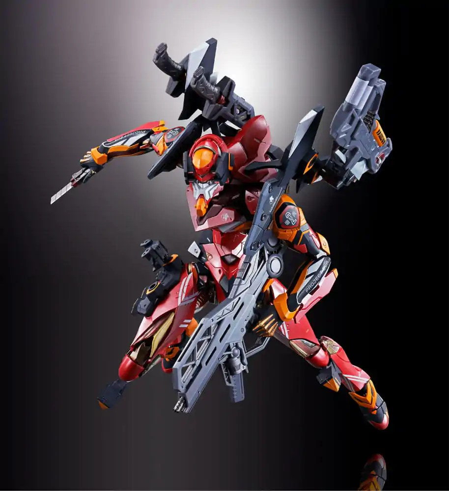 Neon Genesis Evangelion Metal Build Action Figur Eva Production Model-02 30th with the Spear of Cassius 22 cm Produktfoto