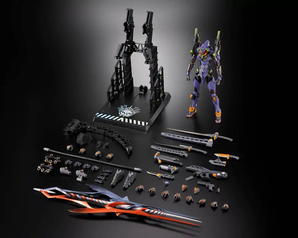 Neon Genesis Evangelion Metal Build Actionfigur Eva Test Type-01 30th with the Spear of Gaius 22 cm Produktfoto