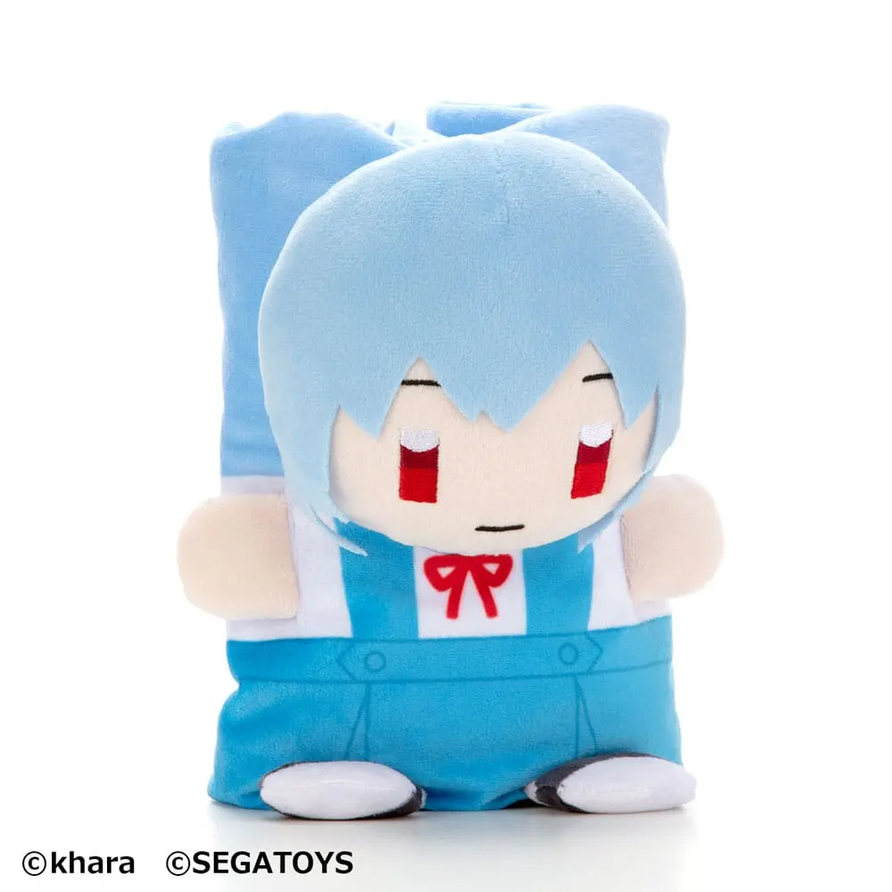 Neon Genesis Evangelion Roll-Up Plüschfigur Rei Ayanami 23 cm Produktfoto