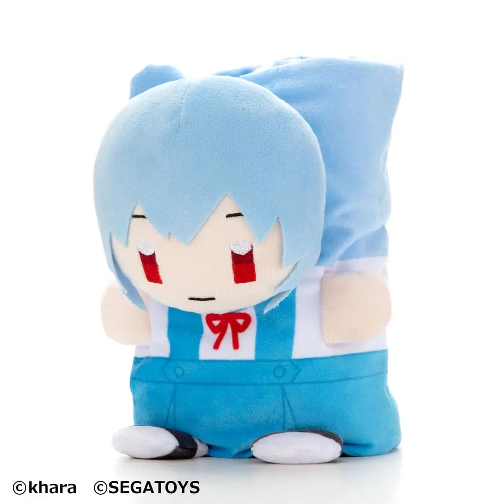Neon Genesis Evangelion Roll-Up Plüschfigur Rei Ayanami 23 cm Produktfoto