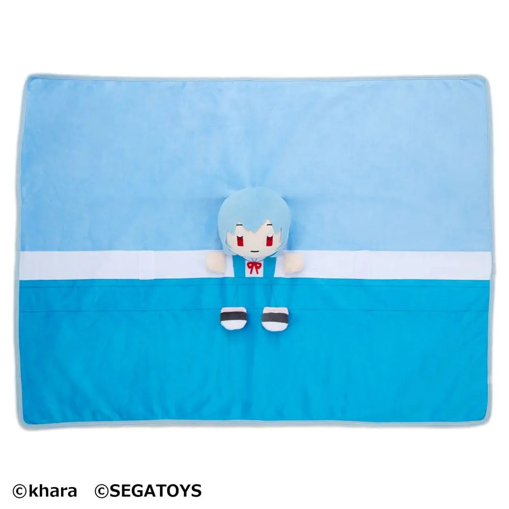 Neon Genesis Evangelion Roll-Up Plüschfigur Rei Ayanami 23 cm Produktfoto