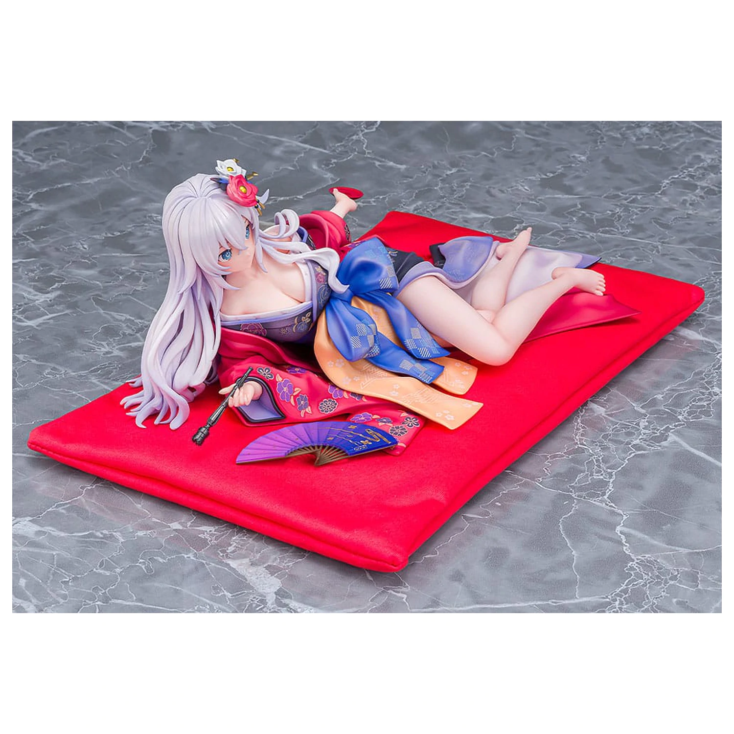 Neptunia x Senran Kagura Statue 1/7 Black Heart Kimono Ver. 10 cm Produktfoto