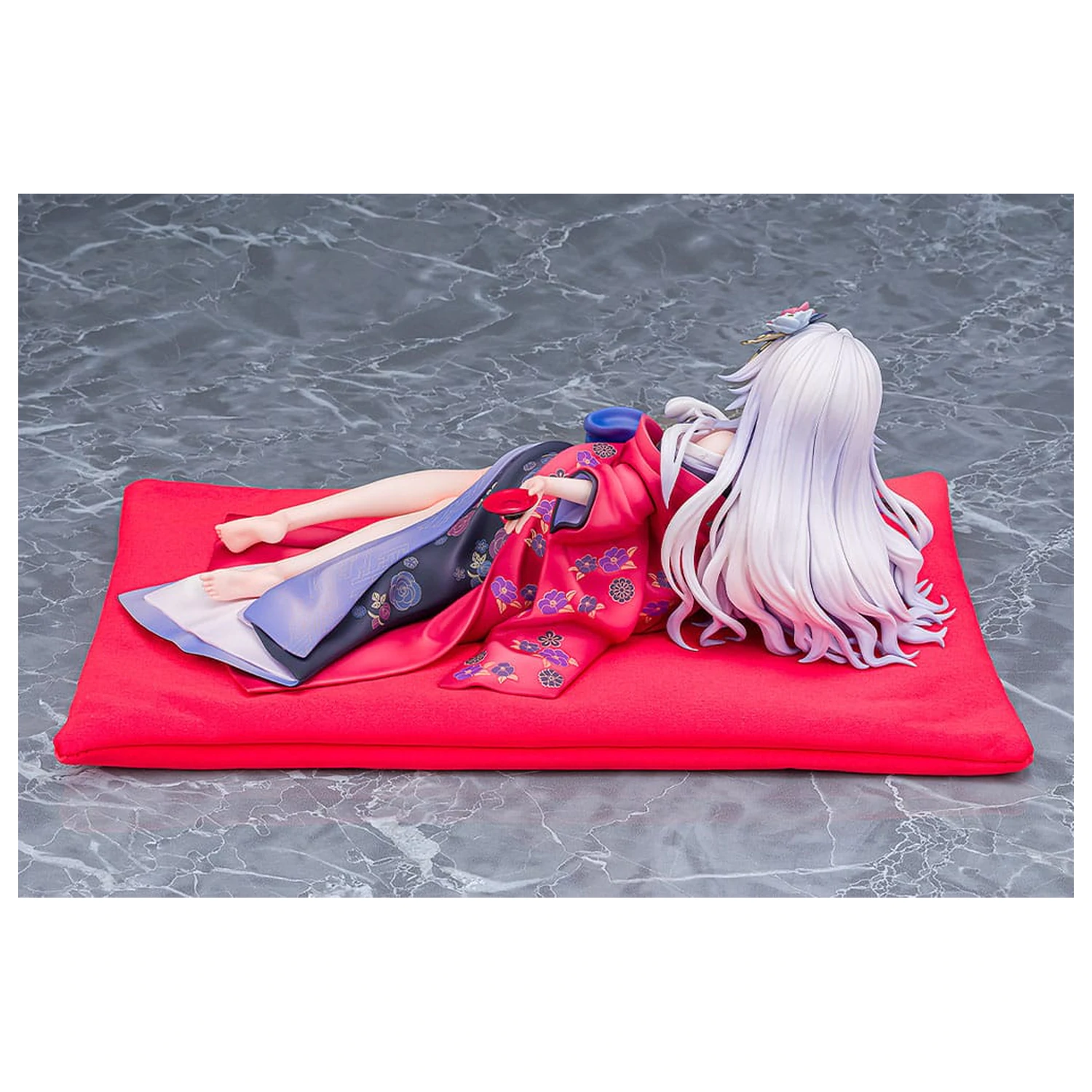 Neptunia x Senran Kagura Statue 1/7 Black Heart Kimono Ver. 10 cm Produktfoto