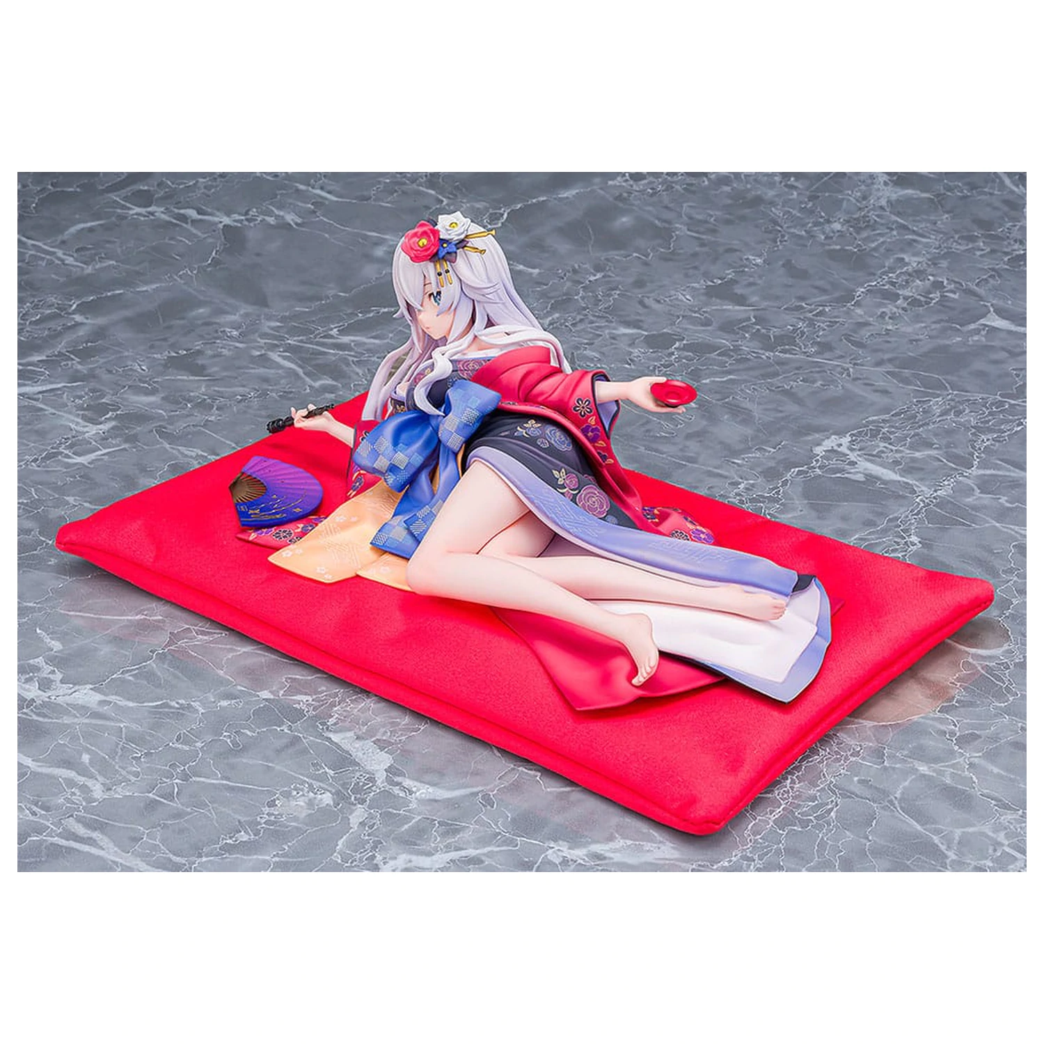 Neptunia x Senran Kagura Statue 1/7 Black Heart Kimono Ver. 10 cm Produktfoto