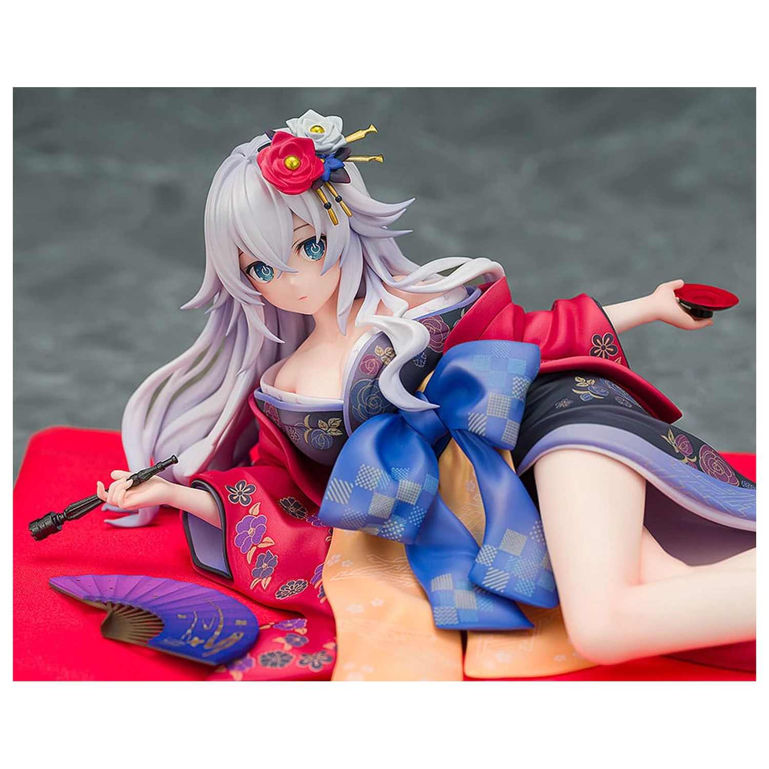 Neptunia x Senran Kagura Statue 1/7 Black Heart Kimono Ver. 10 cm Produktfoto