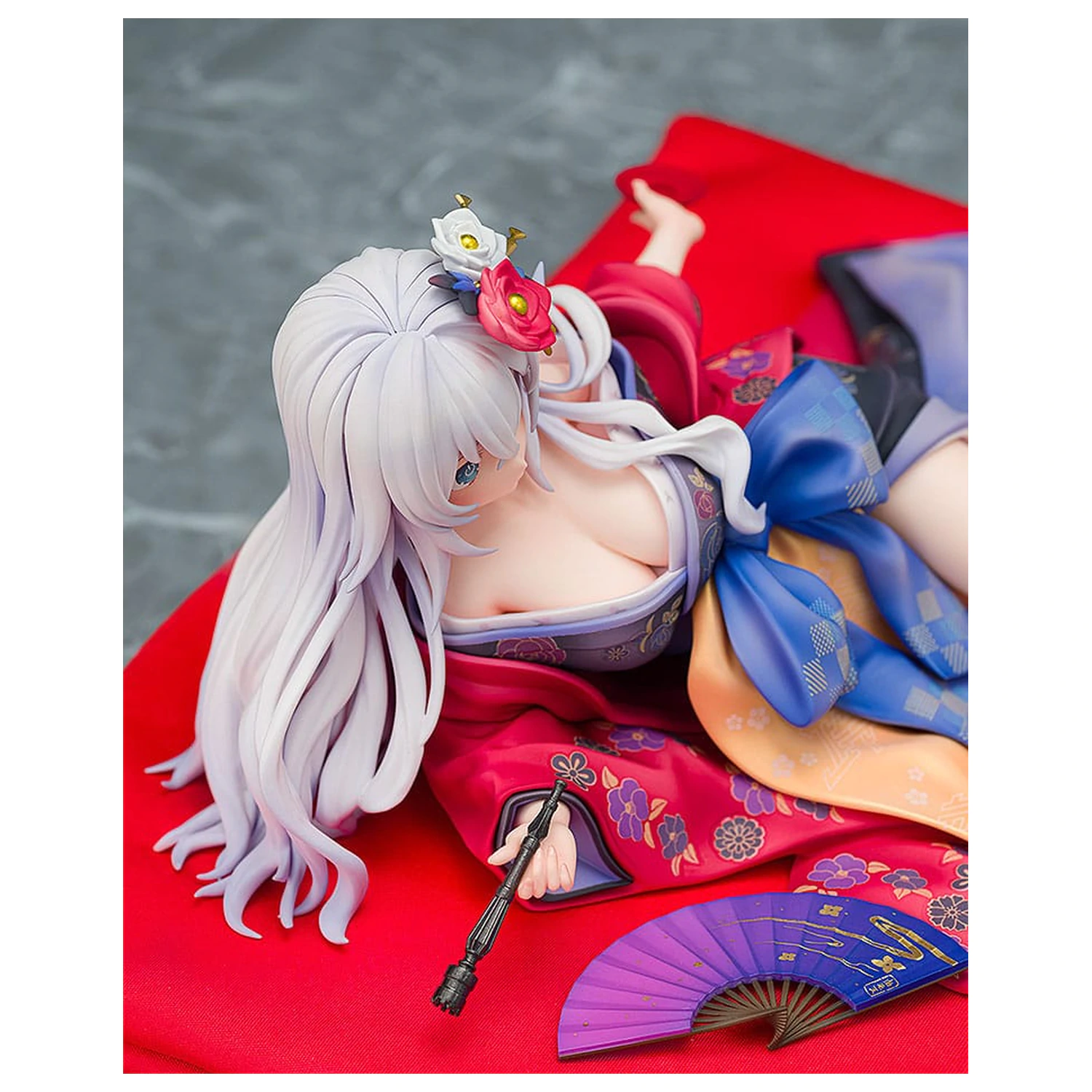 Neptunia x Senran Kagura Statue 1/7 Black Heart Kimono Ver. 10 cm Produktfoto