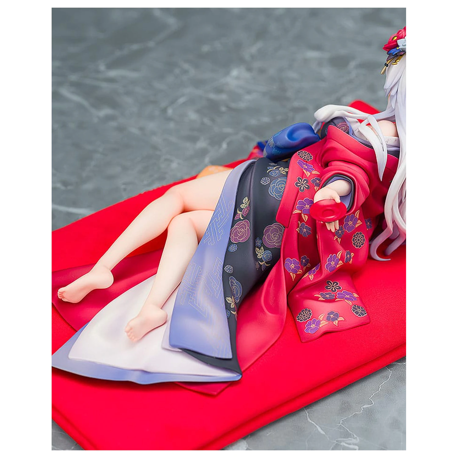 Neptunia x Senran Kagura Statue 1/7 Black Heart Kimono Ver. 10 cm Produktfoto