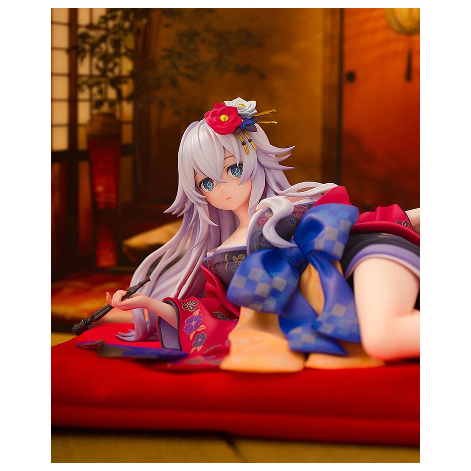 Neptunia x Senran Kagura Statue 1/7 Black Heart Kimono Ver. 10 cm Produktfoto