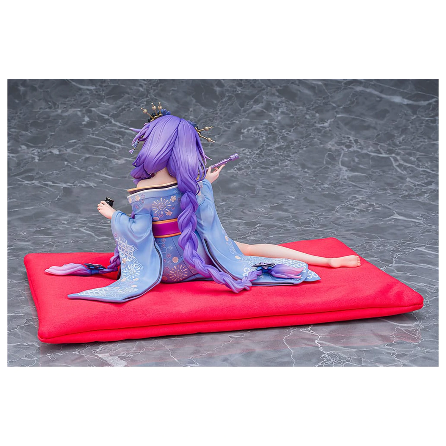 Neptunia x Senran Kagura Statue 1/7 Purple Heart Kimono Ver. 13 Zentimeter Produktfoto