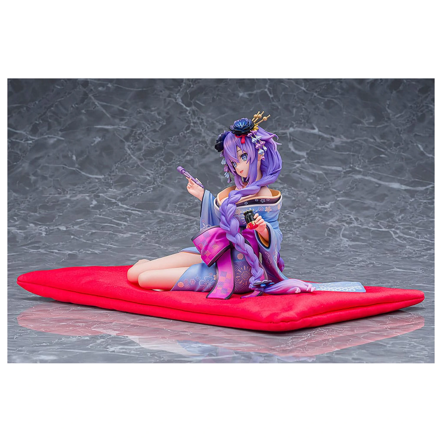 Neptunia x Senran Kagura Statue 1/7 Purple Heart Kimono Ver. 13 Zentimeter Produktfoto