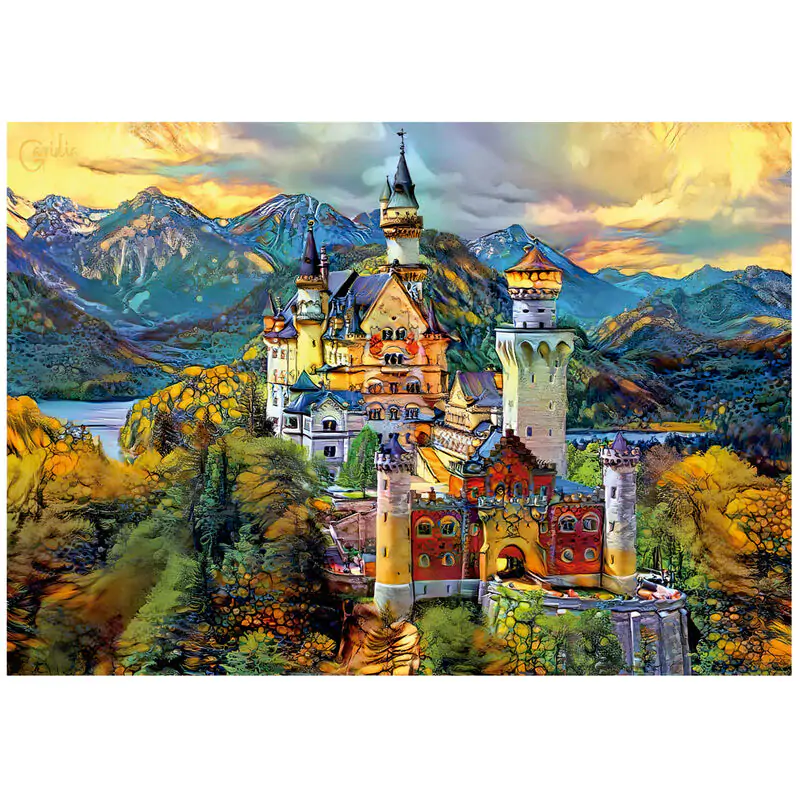 Neuschwanstein Castle Puzzle 1000St Produktfoto