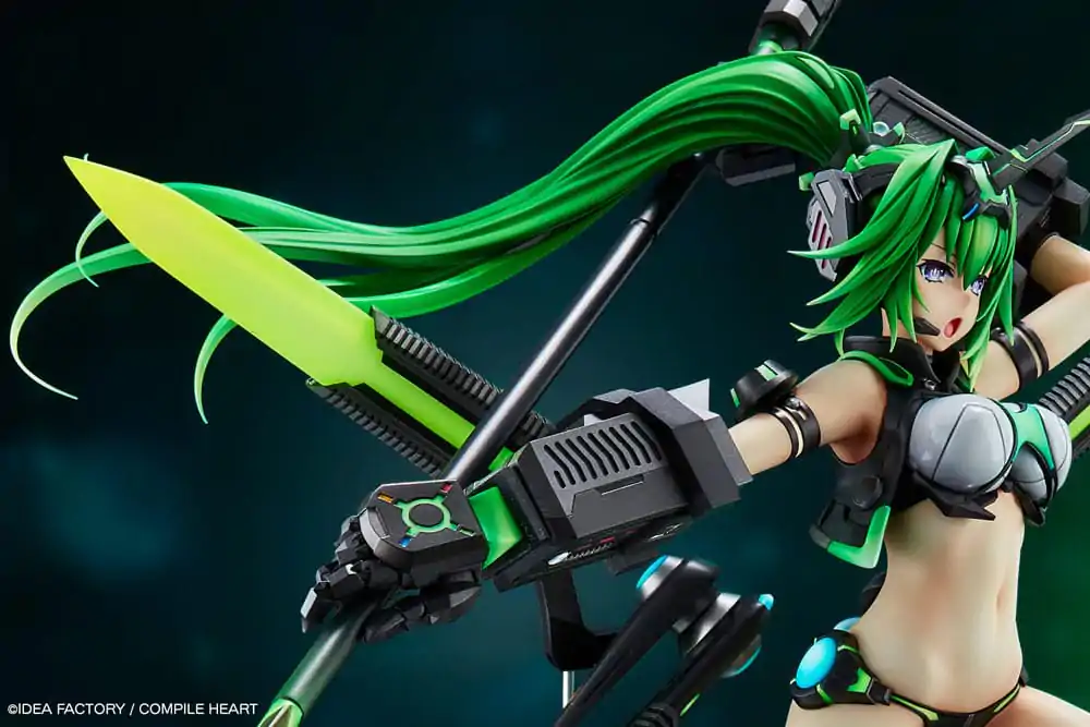 New Dimension Spiel Neptunia VII PVC Statue 1/7 Next Green Limited Edition 38 cm Produktfoto