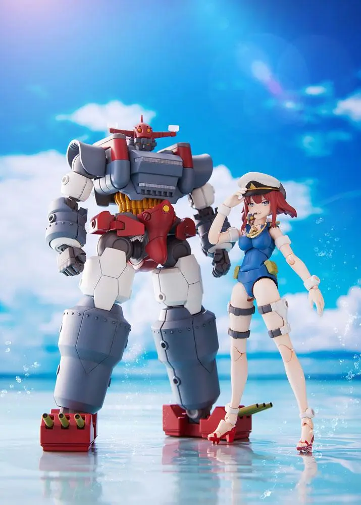 New Gattai Series Plastic Model Kits Robot Gattai Musashi & Nagisa Jinguji 14 - 17 cm Produktfoto