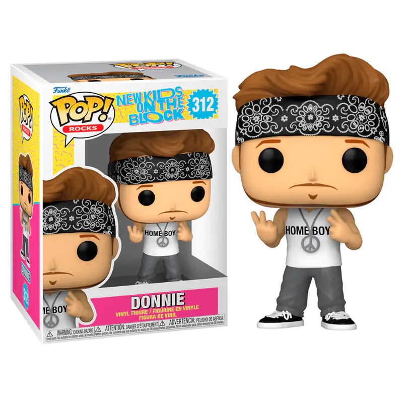 New Kids on the Block POP! Rocks Vinyl Figur Donnie 9 cm Produktfoto