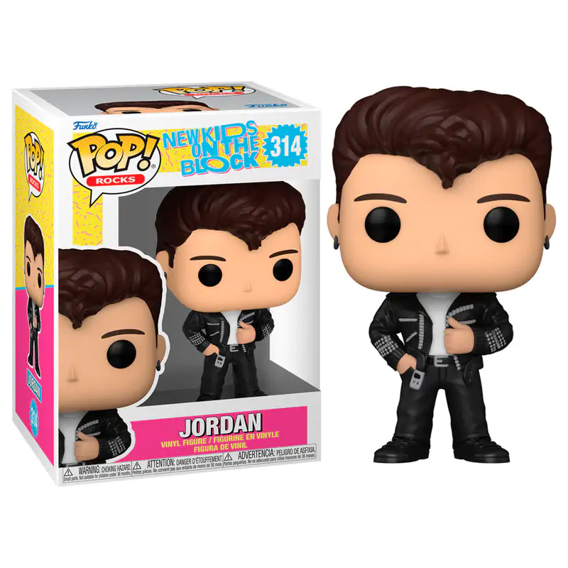 New Kids on the Block POP! Rocks Vinyl Figur Jordan 9 cm Produktfoto
