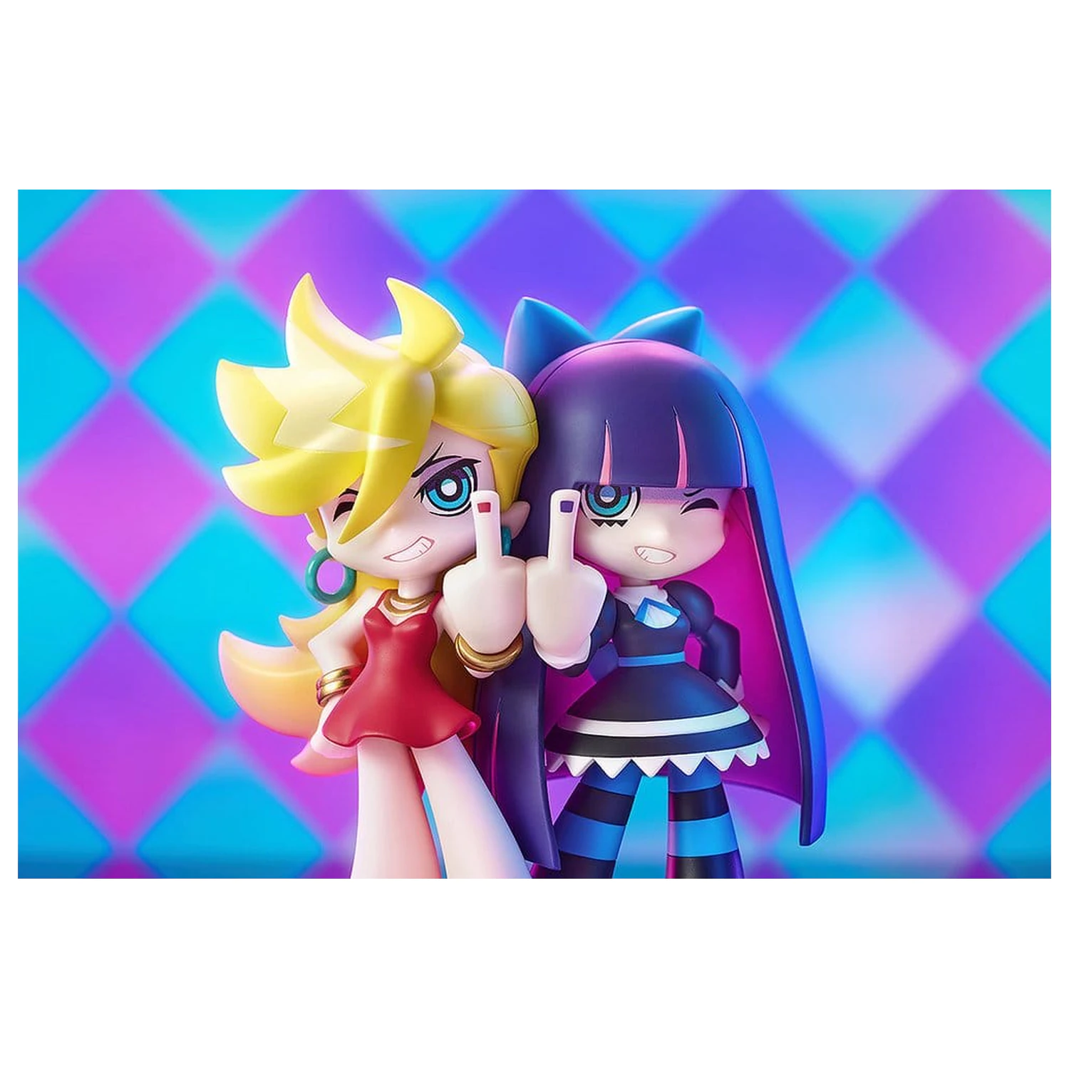 New Panty & Stocking with Garterbelt Mini Memory Mini Figur Panty & Stocking 10 cm Produktfoto