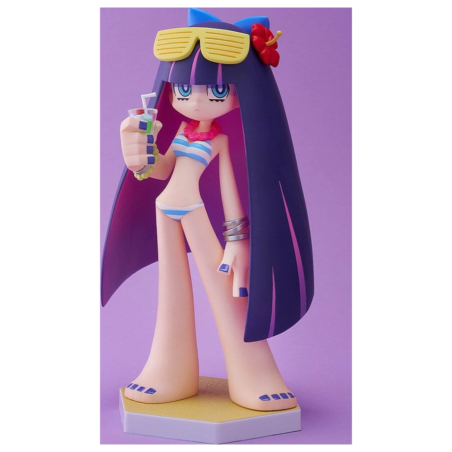 New Panty & Stocking with Garterbelt Pop Up Parade Figur Beach Queens Stocking L Größe 19 cm Produktfoto