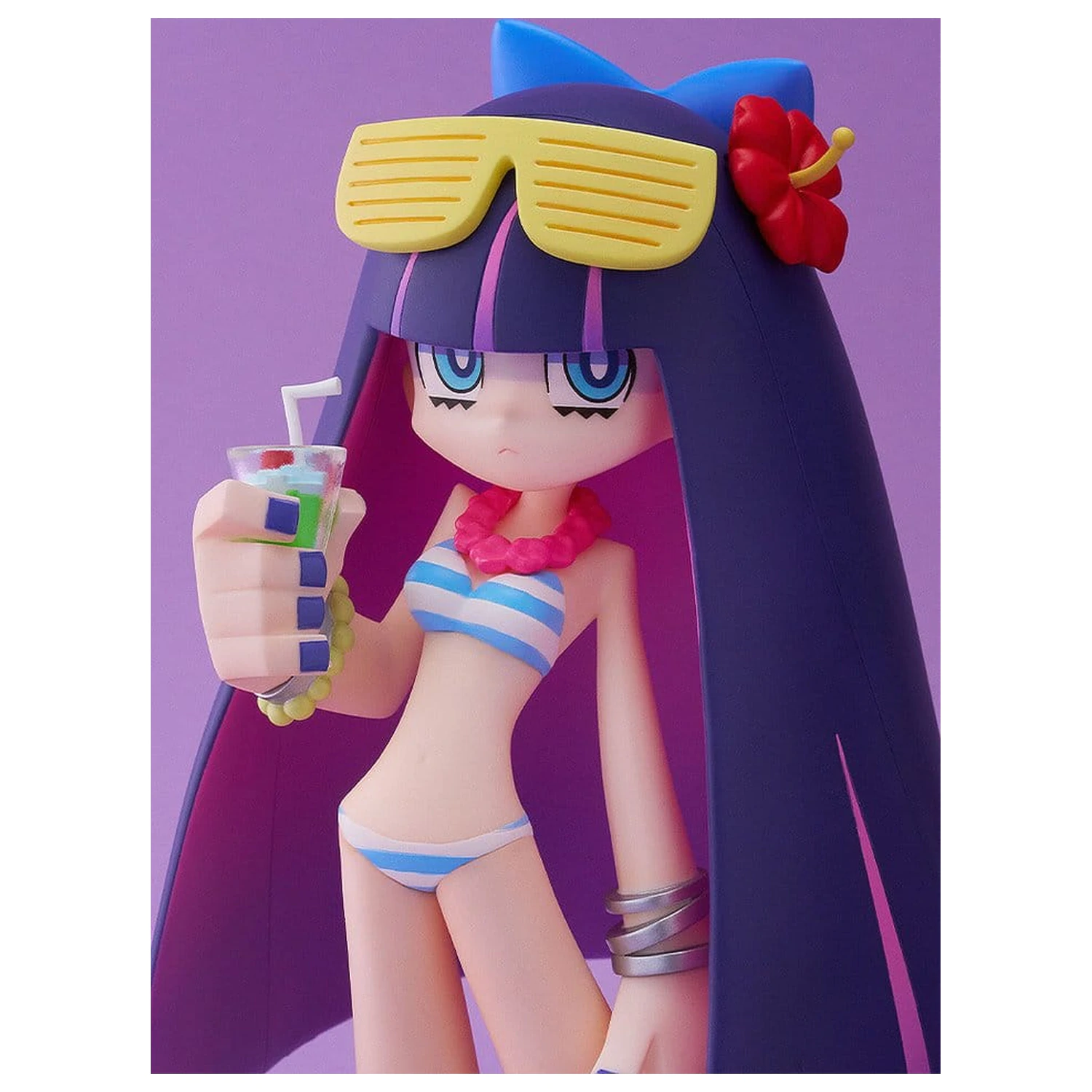 New Panty & Stocking with Garterbelt Pop Up Parade Figur Beach Queens Stocking L Größe 19 cm Produktfoto