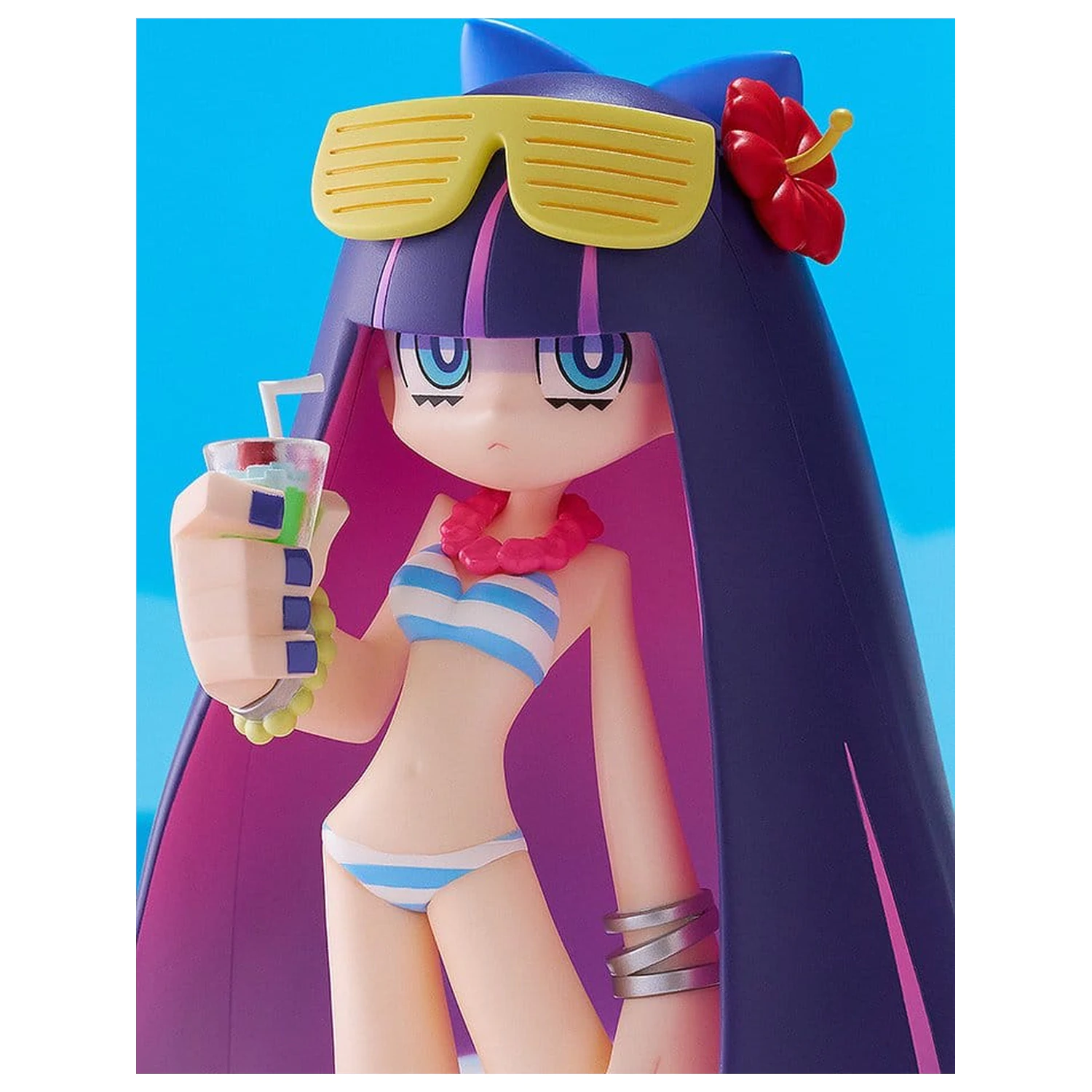 New Panty & Stocking with Garterbelt Pop Up Parade Figur Beach Queens Stocking L Größe 19 cm Produktfoto