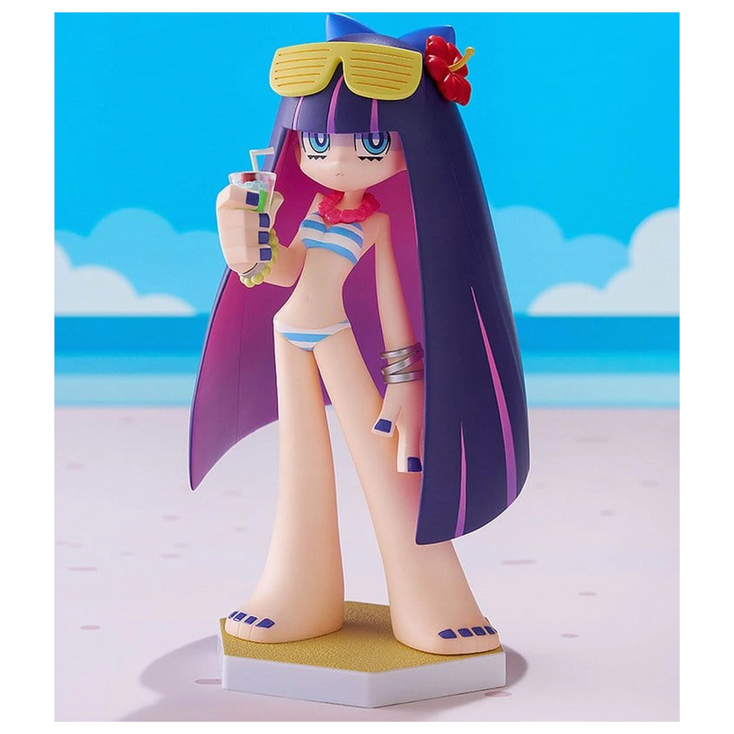 New Panty & Stocking with Garterbelt Pop Up Parade Figur Beach Queens Stocking L Größe 19 cm Produktfoto