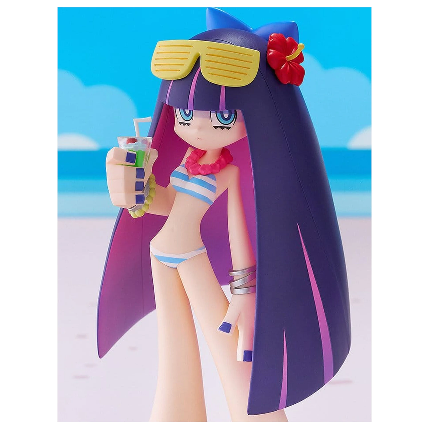 New Panty & Stocking with Garterbelt Pop Up Parade Figur Beach Queens Stocking L Größe 19 cm Produktfoto
