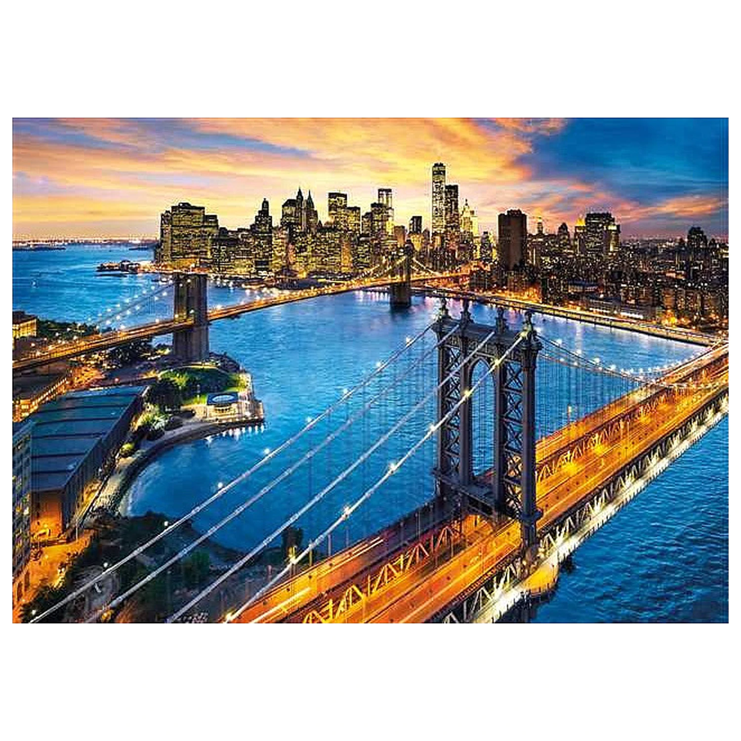 New York Bridges 3000-teiliges Puzzle Produktfoto
