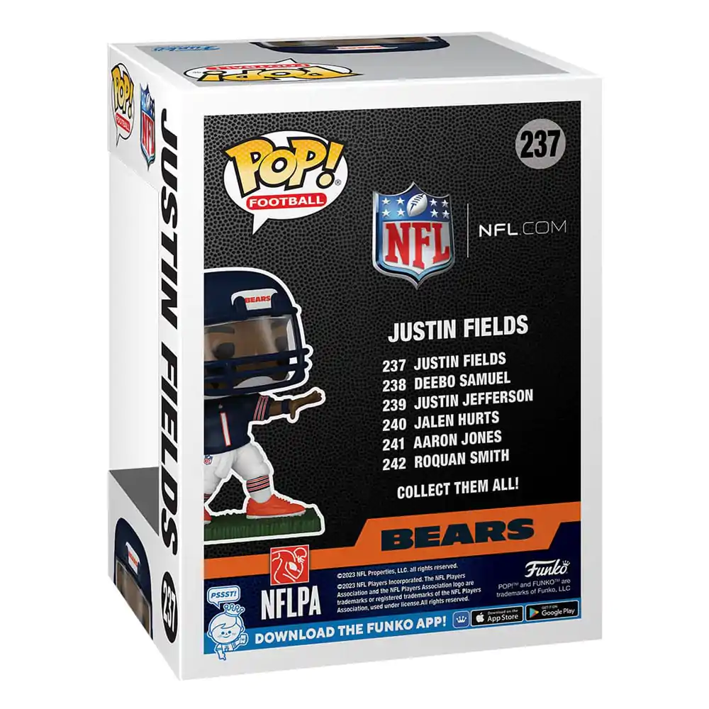 NFL POP! Football Vinyl Figur Bears - Justin Fields 9 cm termékfotó