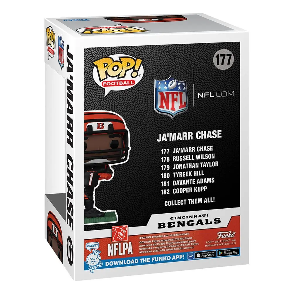 NFL POP! Football Vinyl Figur Bengals - JaMarr Chase 9 cm Produktfoto