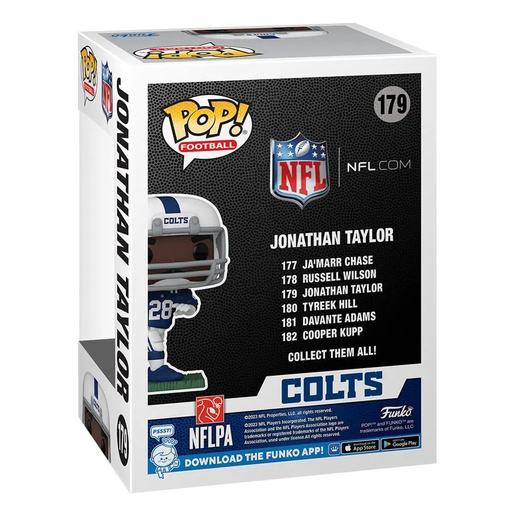 NFL POP! Football Vinyl Figur Colts - Jonathan Taylor 9 cm Produktfoto